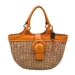 Maggie B St Tropez Orange Satchel Bag